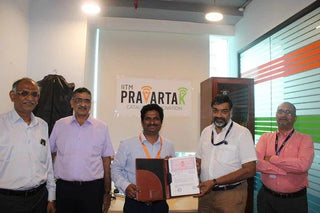 M J Shankar Raman (CEO, IITM Pravartak), Prof. Mangal, Mr. Balaraju Kondaveeti, Balamurali Shankar