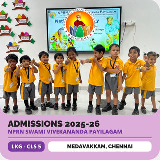 Admissions 2025-26 | NPRN Swami Vivekananda Payilagam | Medavakkam, Chennai