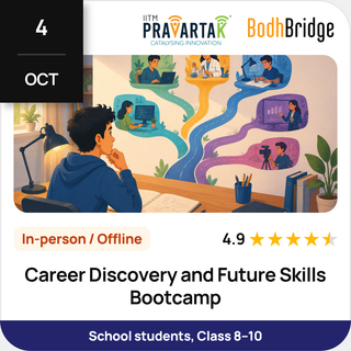 Career Discovery and Future Skills Bootcamp | IITM Pravartak & BodhBridge | In-person