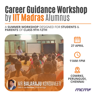 "How to make a robust career choice? | Career Guidance Summer Workshop by IIT Madras Alumnus - FundaSpring