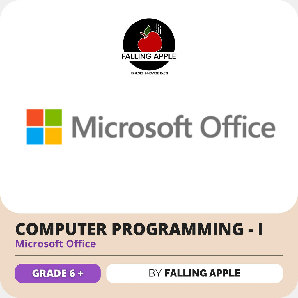 Computer Programming Module - MS Office for Kids | Falling Apple ...