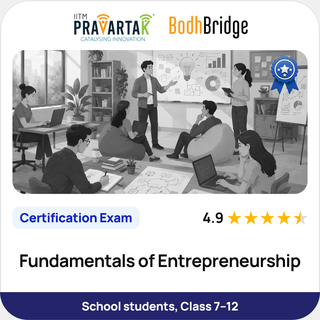 Fundamentals of Entrepreneurship | Certification Exam | IITM Pravartak & BodhBridge | Online