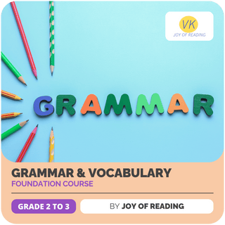 Comprehensive Grammar & Vocabulary, Foundation Course | Joy of Reading | Singasandra, Bengaluru - fundaspring