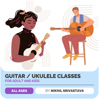 Guitar/Ukulele Classes for Adult and Kids | Nikhil Srivastava | Online - FundaSpring