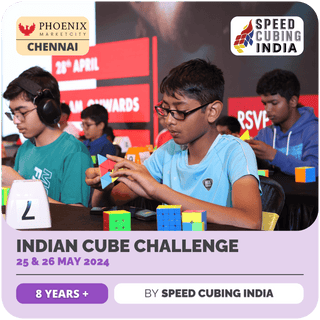 Indian Cube Challenge May 2024 | Speed Cubing India | Phoenix Marketcity, Chennai