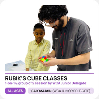 Rubik's Cube Classes by World Cube Association Delegate | Saiyam Jain (WCA Junior Delegate) | Online