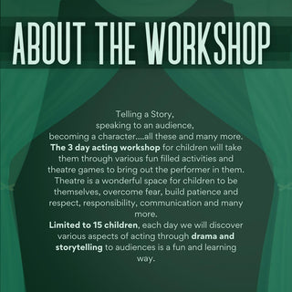 Theatre Workshop For Kids By Vikram Sridhar - FUNDASPRING