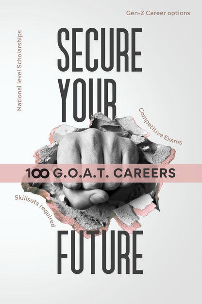 Secure Your Future - G.O.A.T 100 Careers Book- Paperback - FUNDASPRING